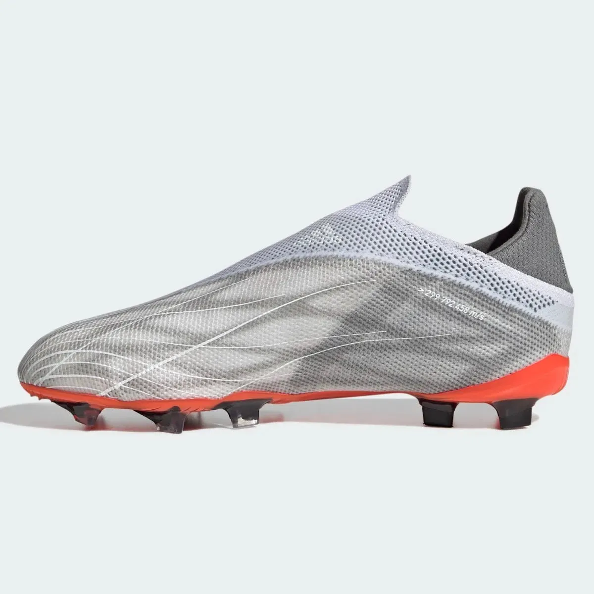 Adidas JR X Speedflow   FG - White-Iron Metallic