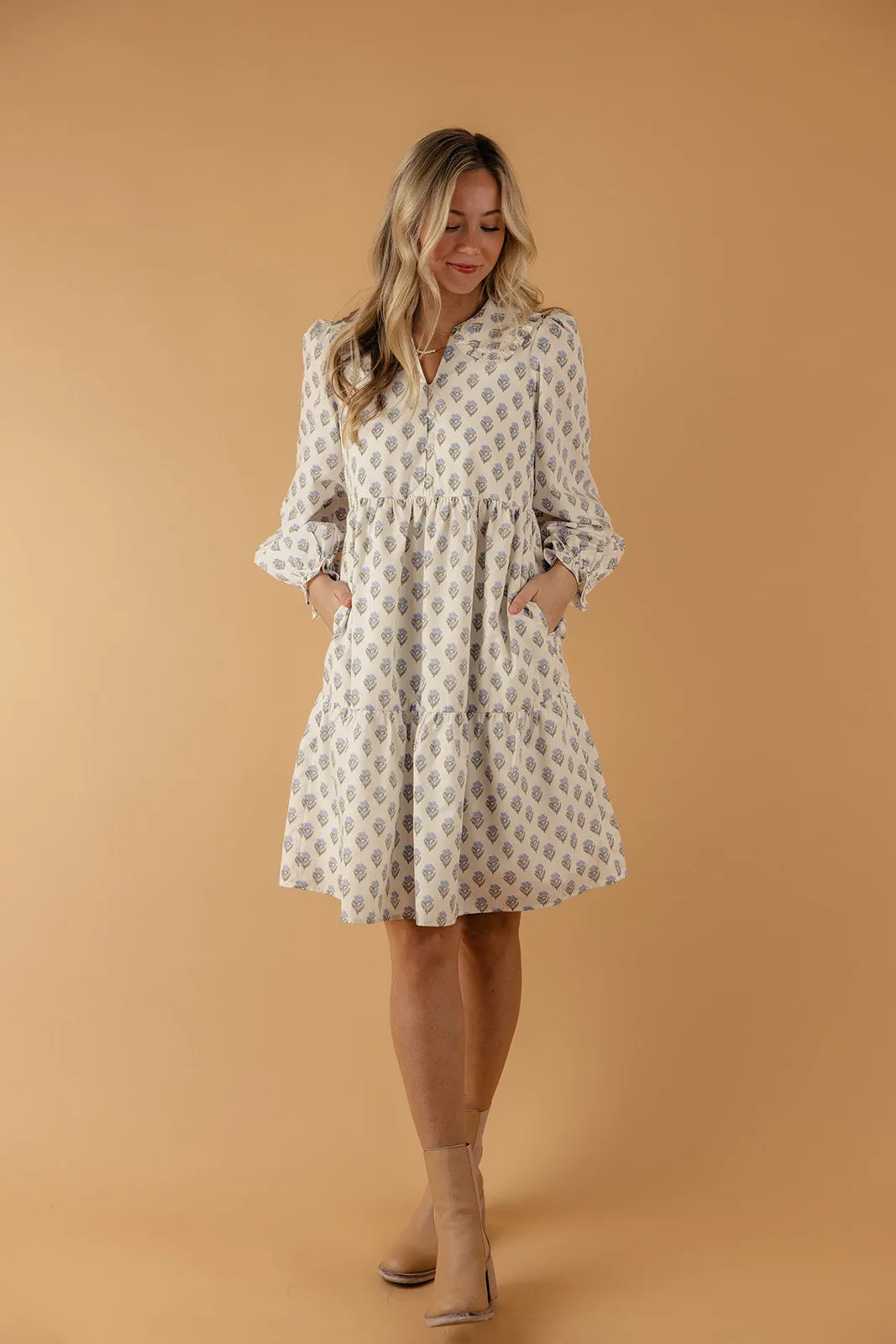 Another Life Collared Mini Dress