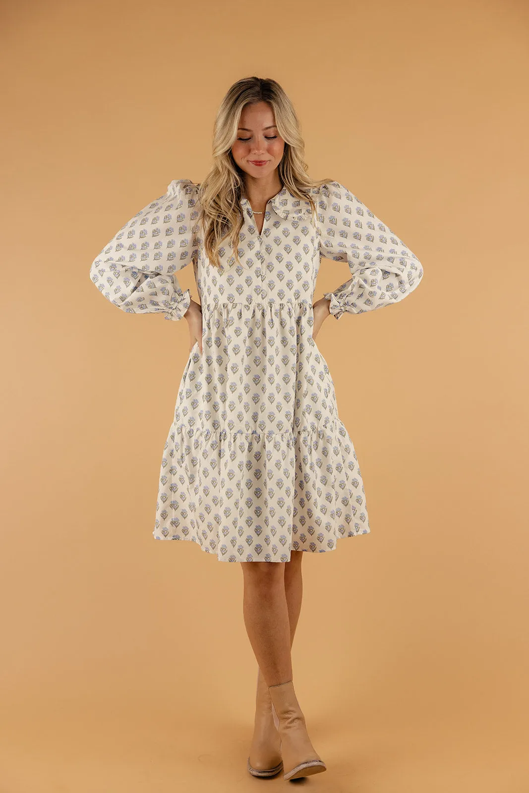 Another Life Collared Mini Dress