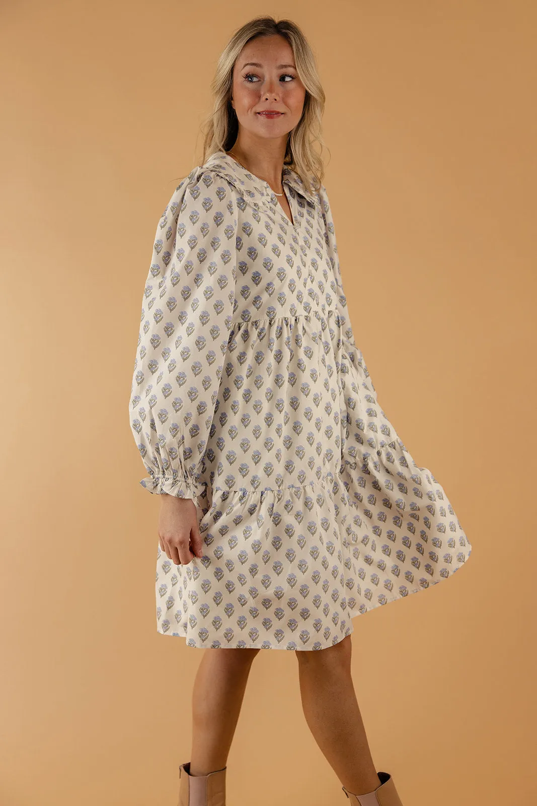 Another Life Collared Mini Dress