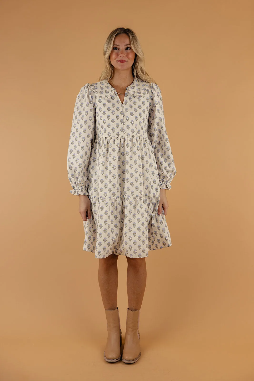 Another Life Collared Mini Dress