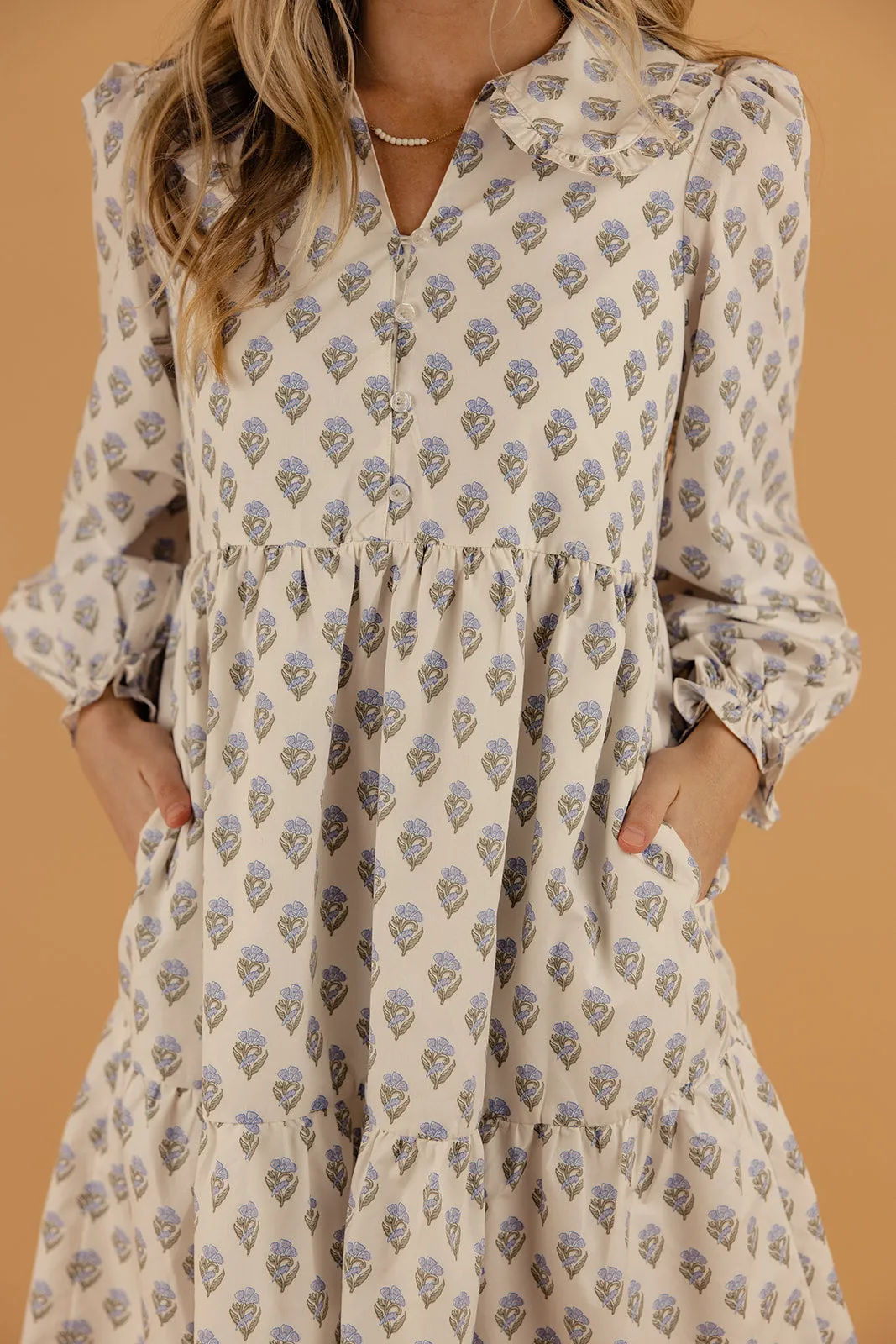 Another Life Collared Mini Dress