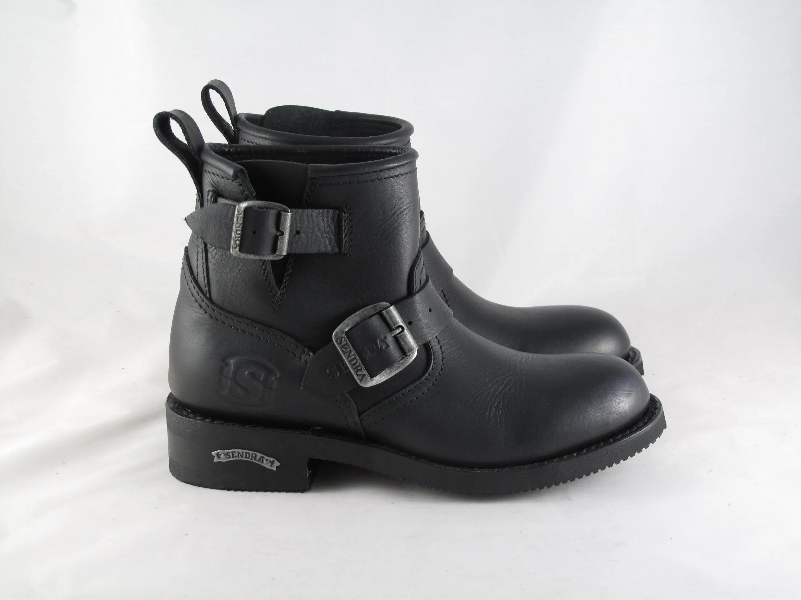 Biker boots short - black