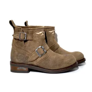 Biker boots shot python skull - corda