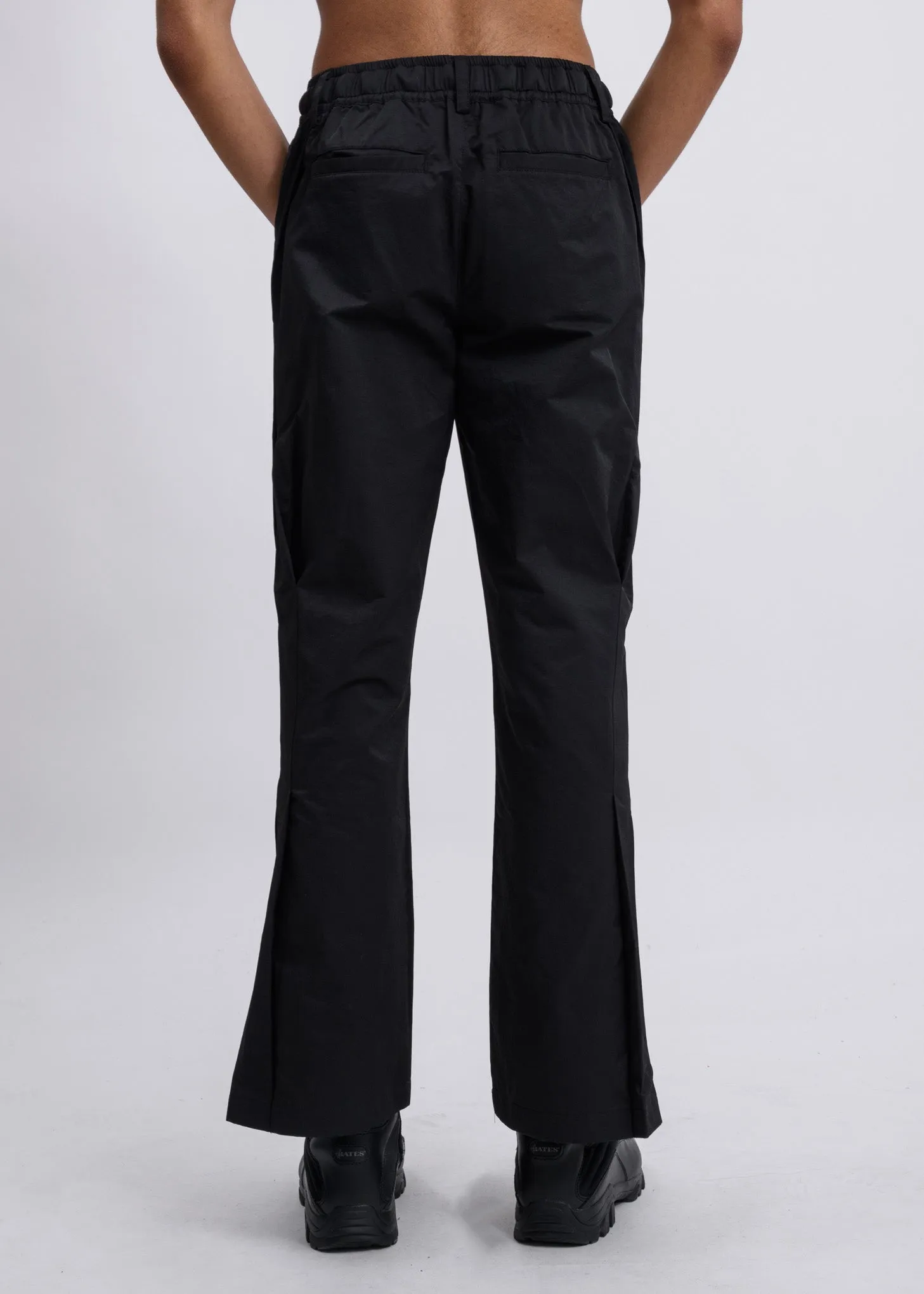 Black Fairshaped Panelled Track Pants