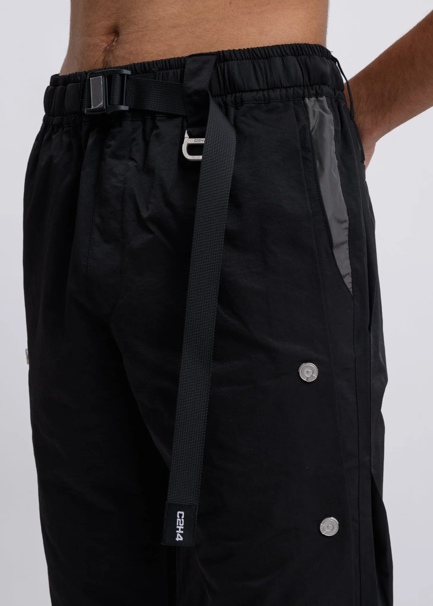 Black Fairshaped Panelled Track Pants