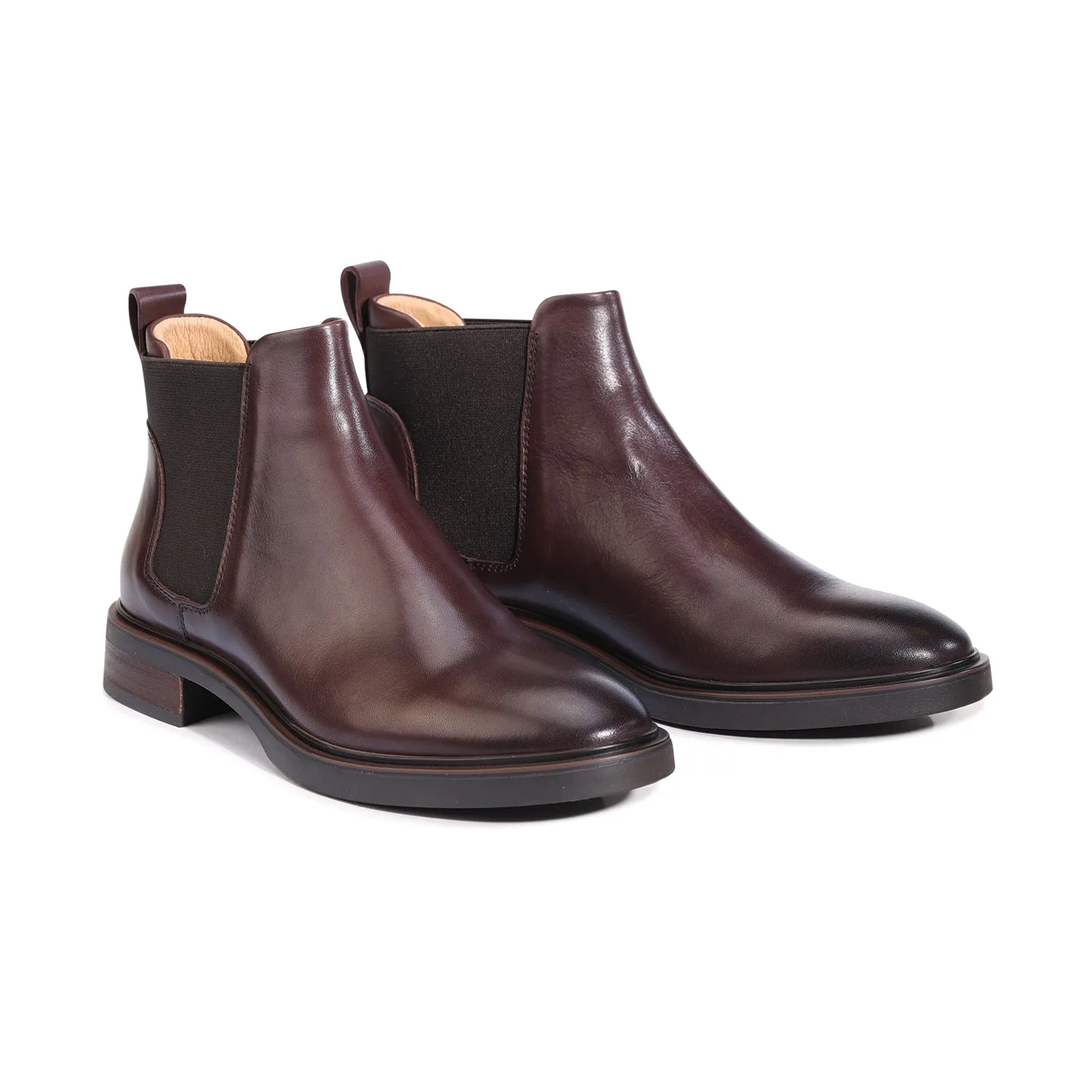 BLAIZ LEATHER LOW CUT CHELSEA BOOTS