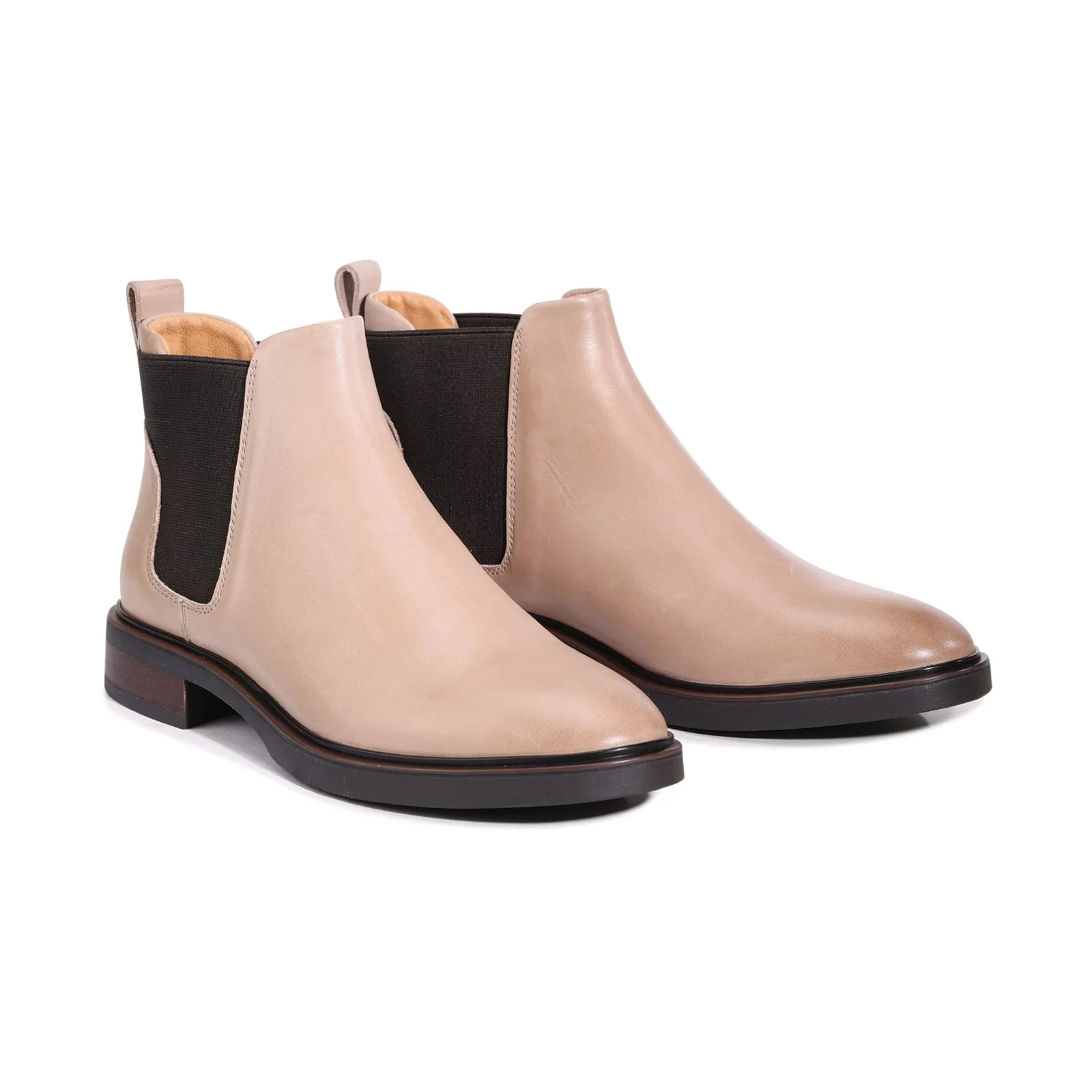 BLAIZ LEATHER LOW CUT CHELSEA BOOTS