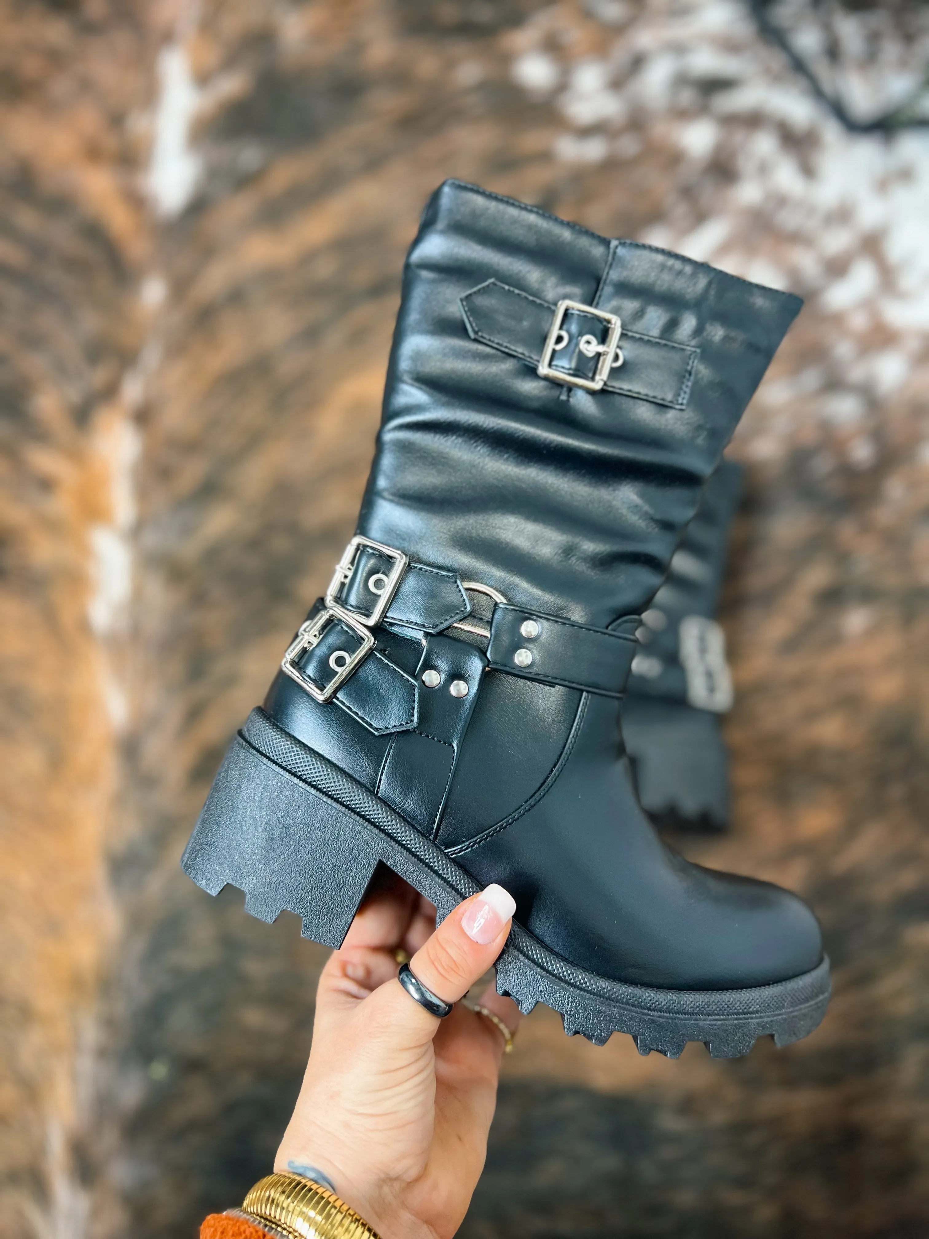 Blakely Biker Boots