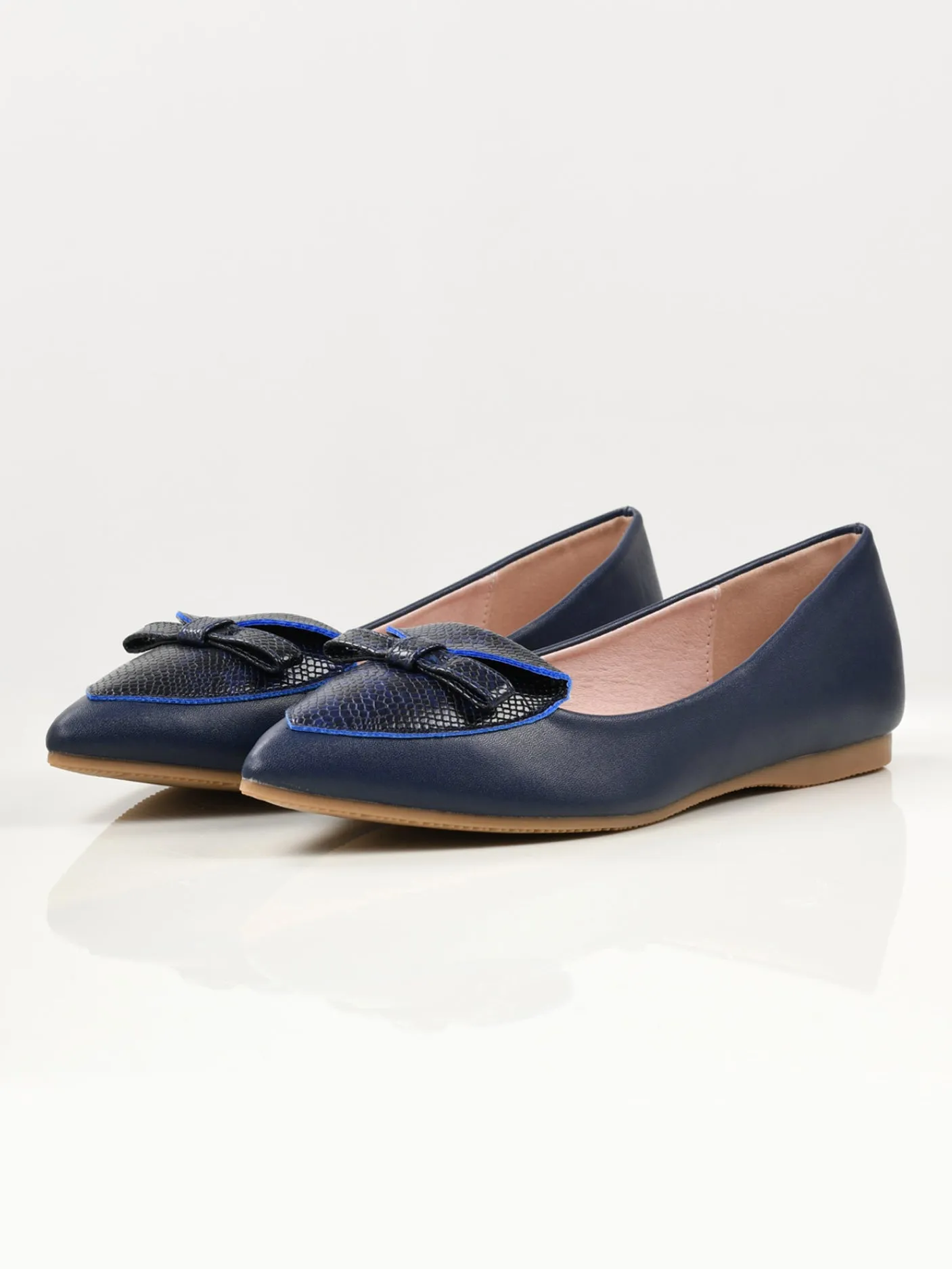 Bow Pumps - Blue