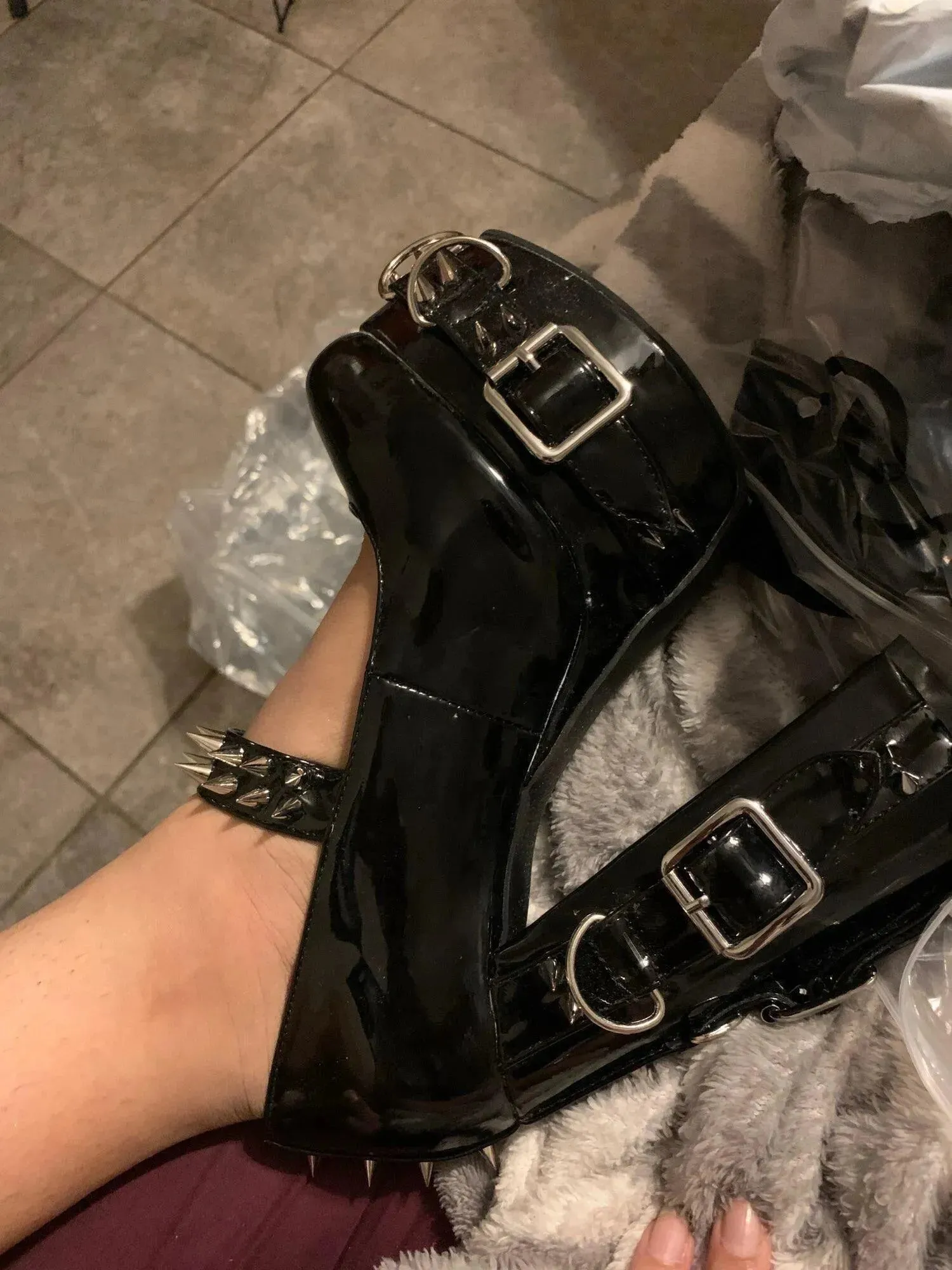 Buckles Platform Pumps Shoes