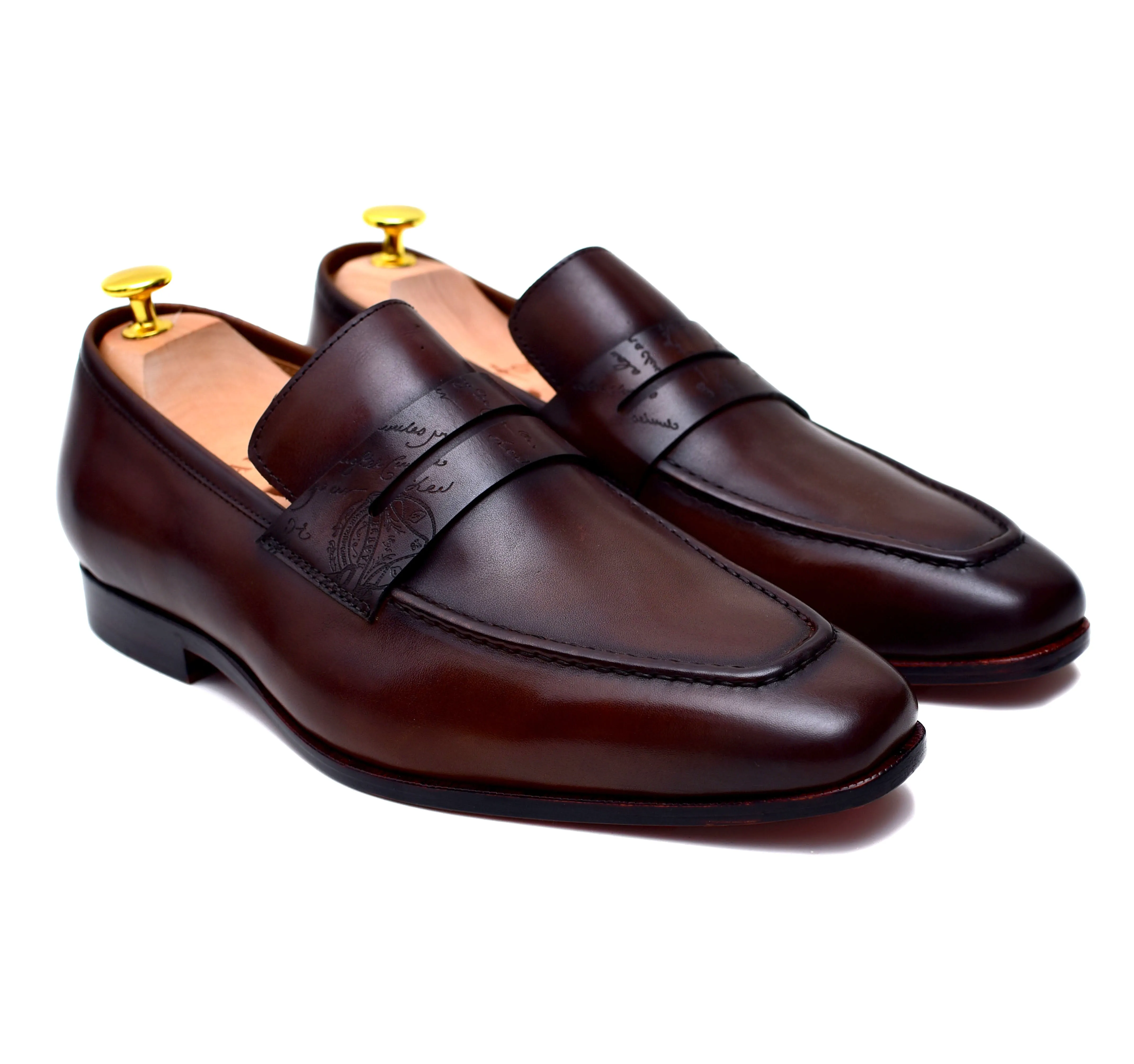 Carrera II - Brown Calf Penny Loafers
