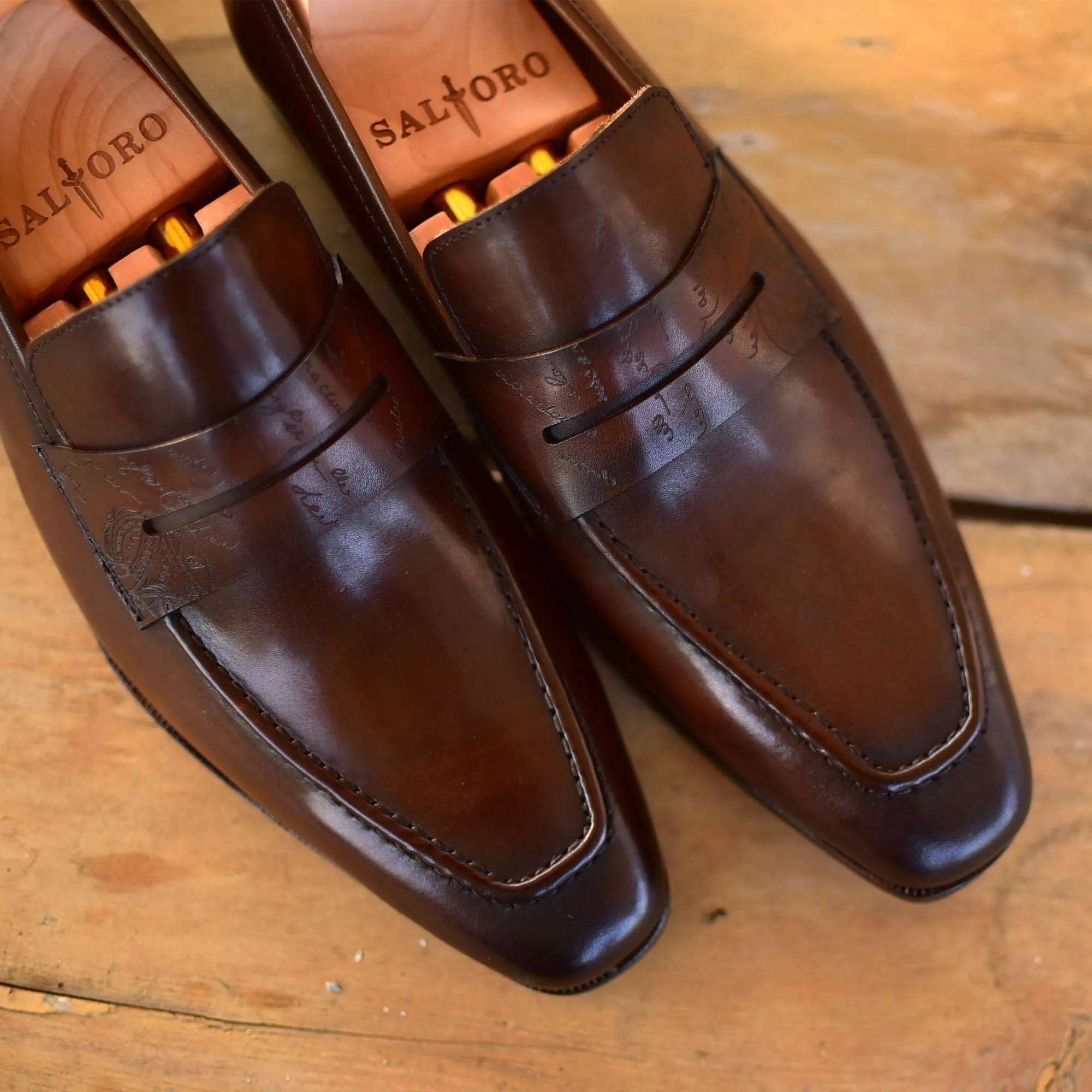 Carrera II - Brown Calf Penny Loafers