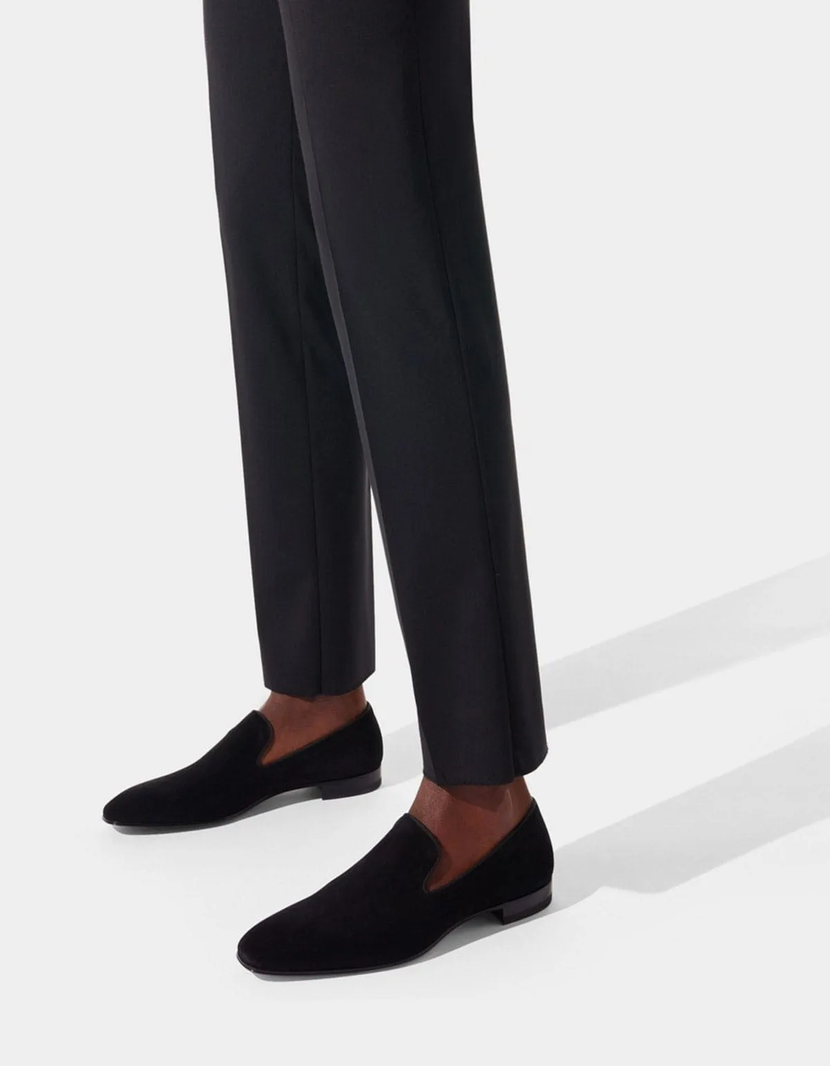 Christian Louboutin Dandelion Flat Black Loafers -