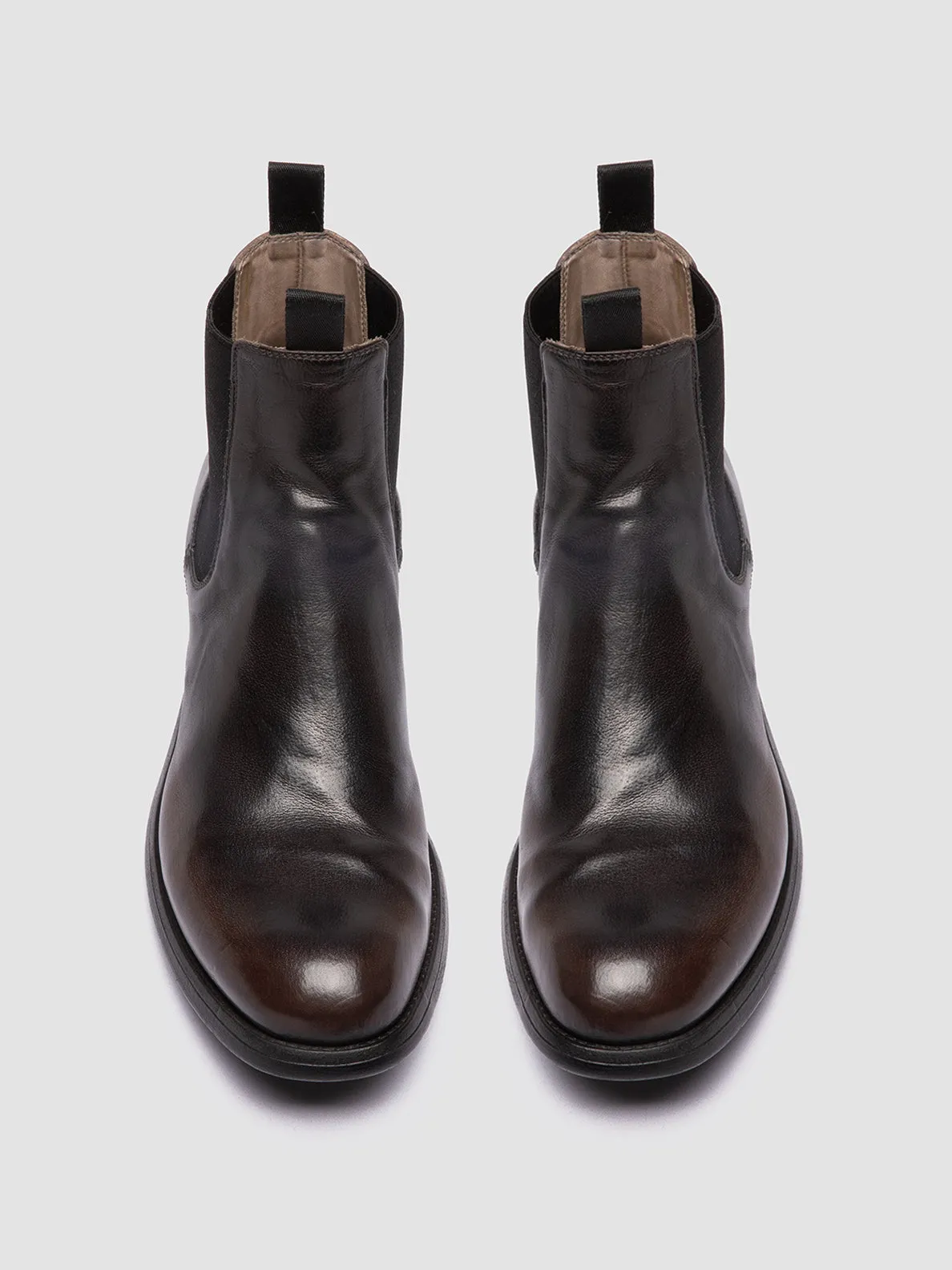 CHRONICLE 002 - Dark Brown Leather Chelsea Boots