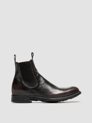 CHRONICLE 002 - Dark Brown Leather Chelsea Boots