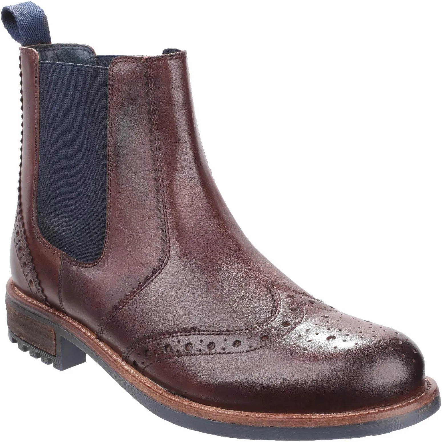 Cotswold Cirencester Chelsea Brogue Boots