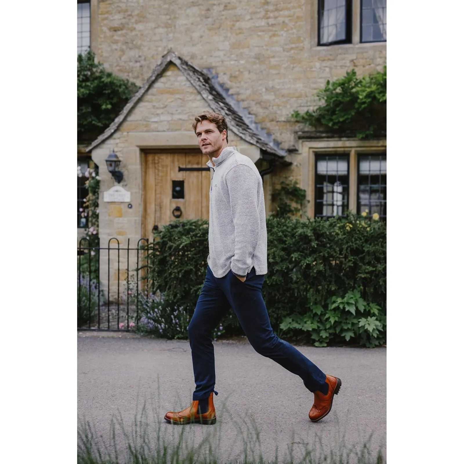 Cotswold Cirencester Chelsea Brogue Boots