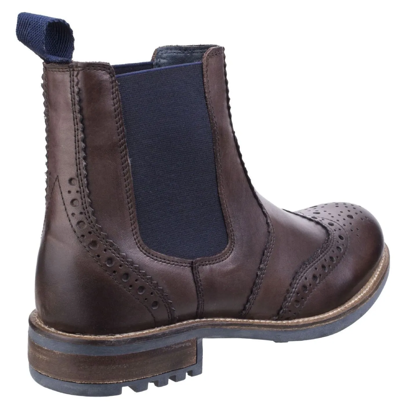 Cotswold Cirencester Dark Brown Mens Full Grain Leather Boots