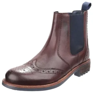 Cotswold Cirencester Dark Brown Mens Full Grain Leather Boots