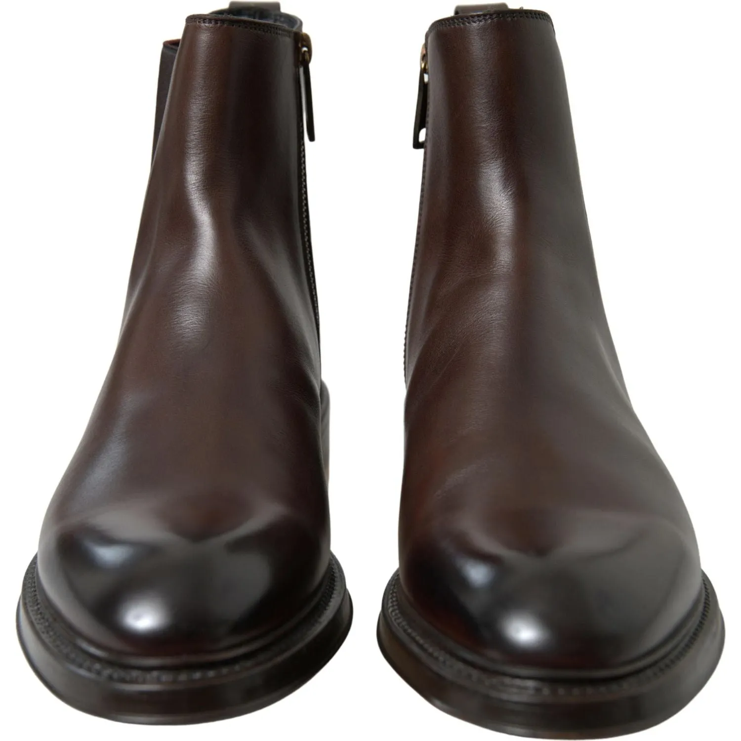 Dolce & Gabbana Elegant Leather Chelsea Boots