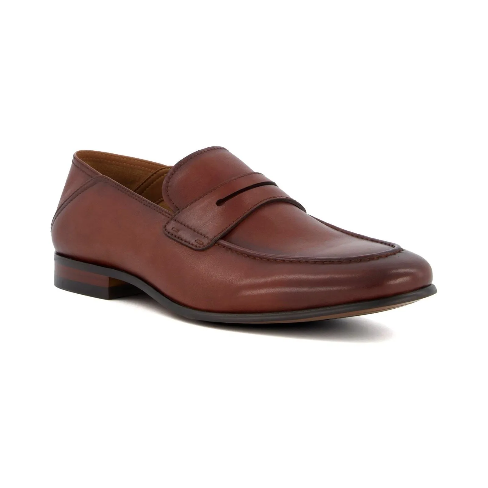 Dune Sync Leather Men's Tan Loafers