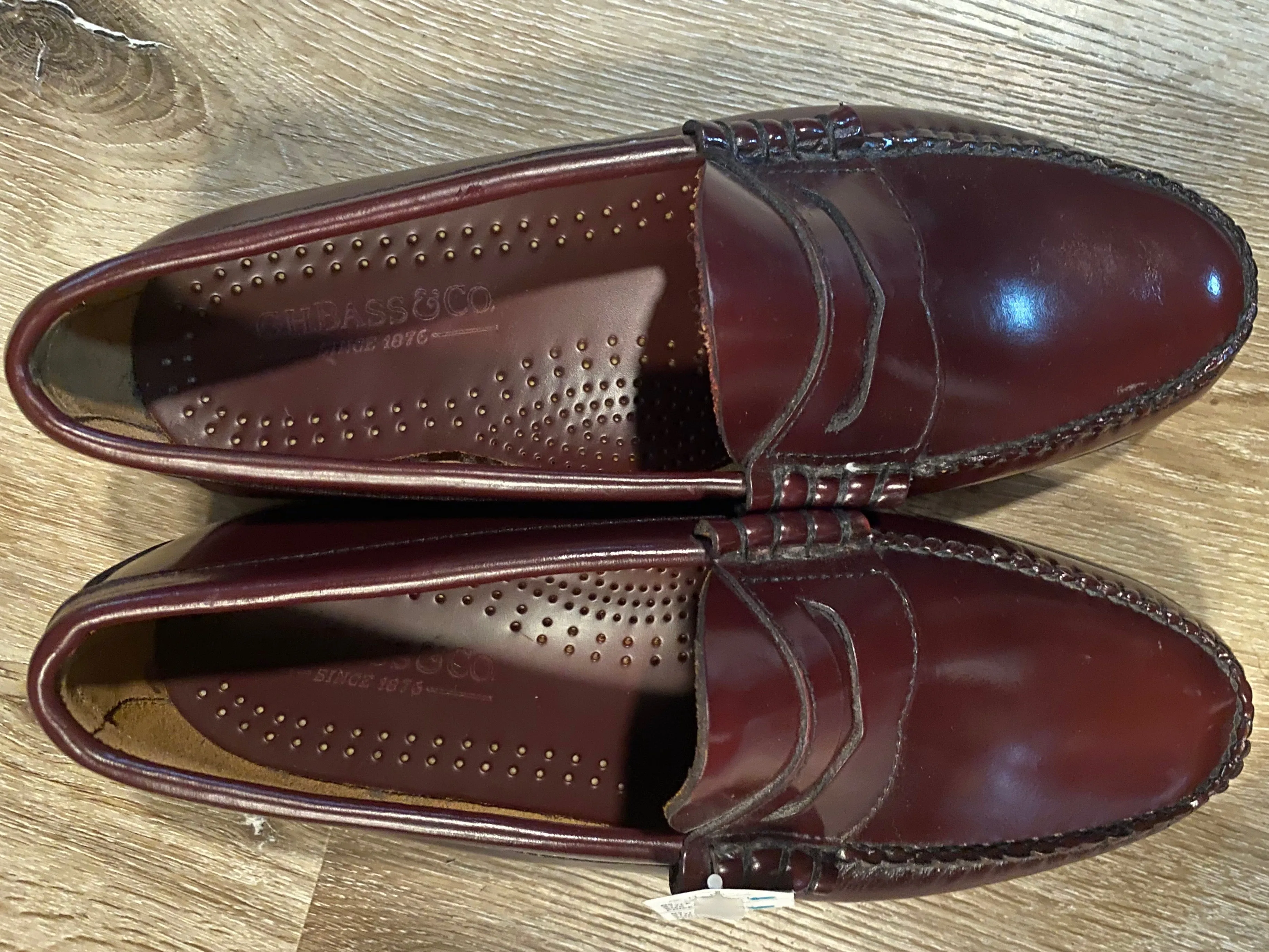 G.H Bass & Co Weejuns Loafer Shoes 8.5M 41/42 NWOT (El Salvador), SOLD