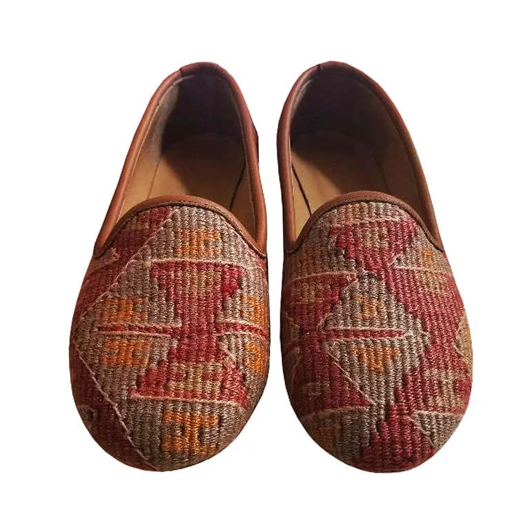 Handwoven Wool Kilim Women's Loafer (Bibi) Size 35 (5)
