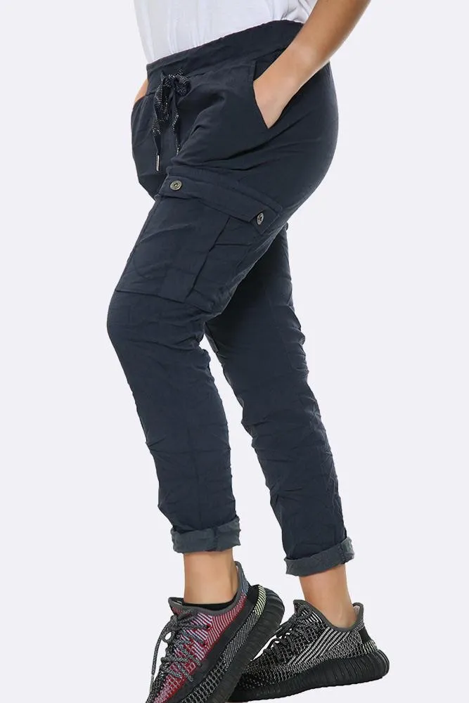 Italian Cargo Pants Full Length
