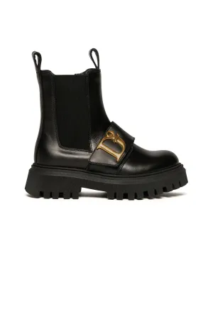 Leather Chelsea Statement boots