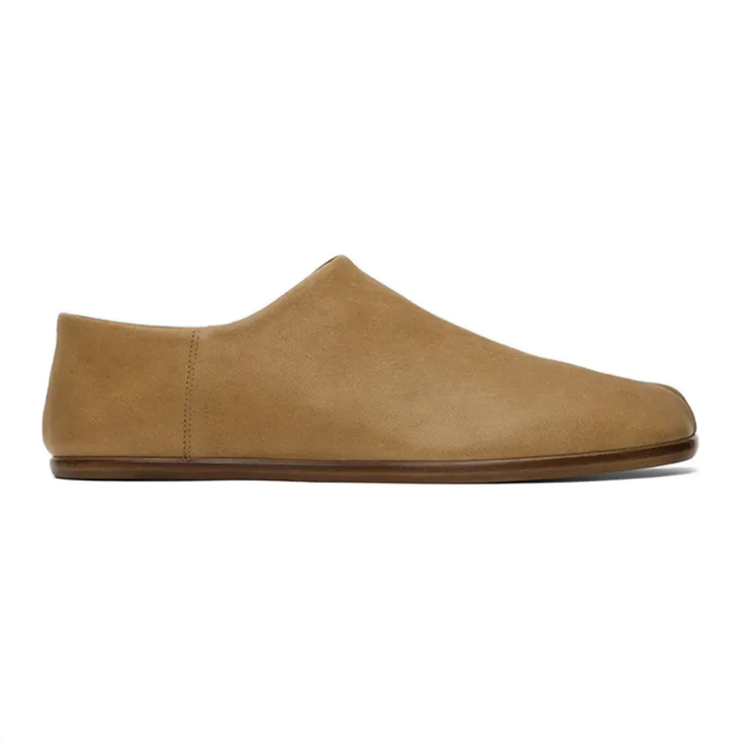 Leather Tabi Loafers