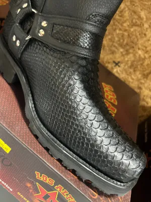 Los Altos Python Biker Boots