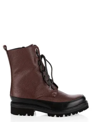 Marc Cain T Cocoa Lace Up Biker Boots RB SB.10 L10 COL 640