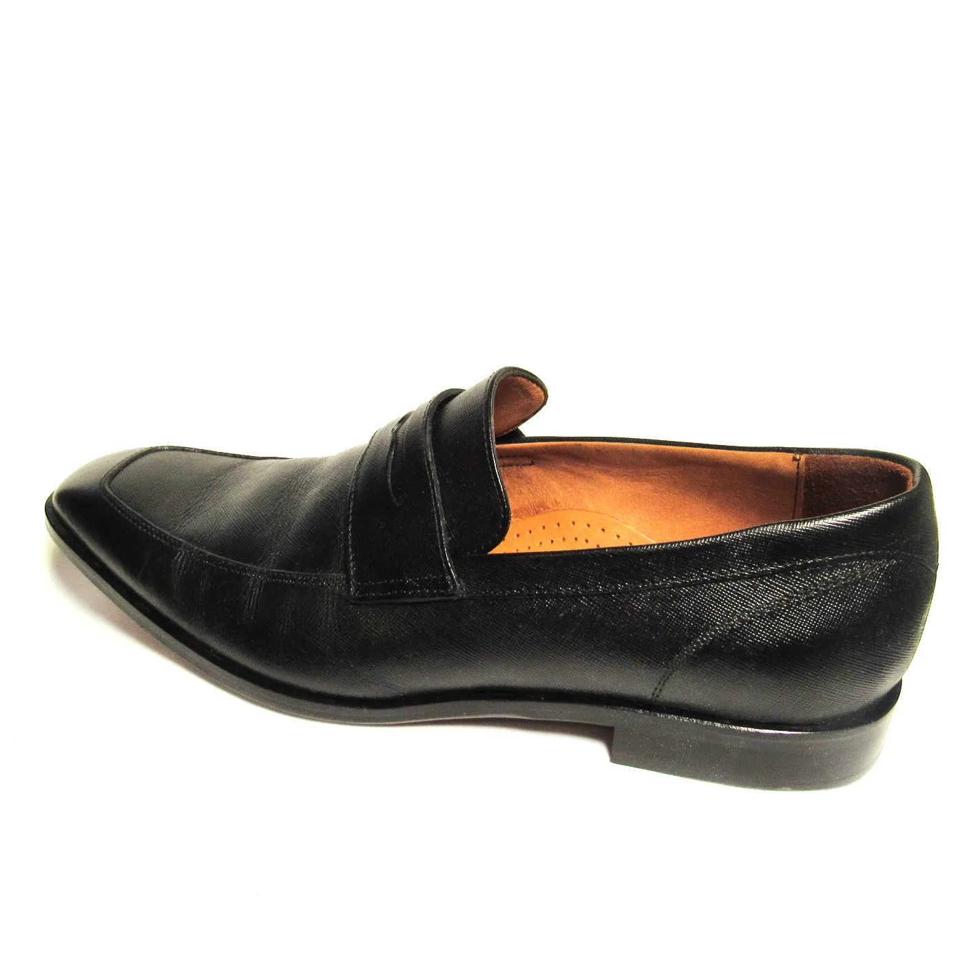 Massimo Matteo Leather Penny Loafers