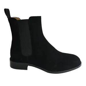 Milliways, Wildleder-Chelseaboots in Schwarz