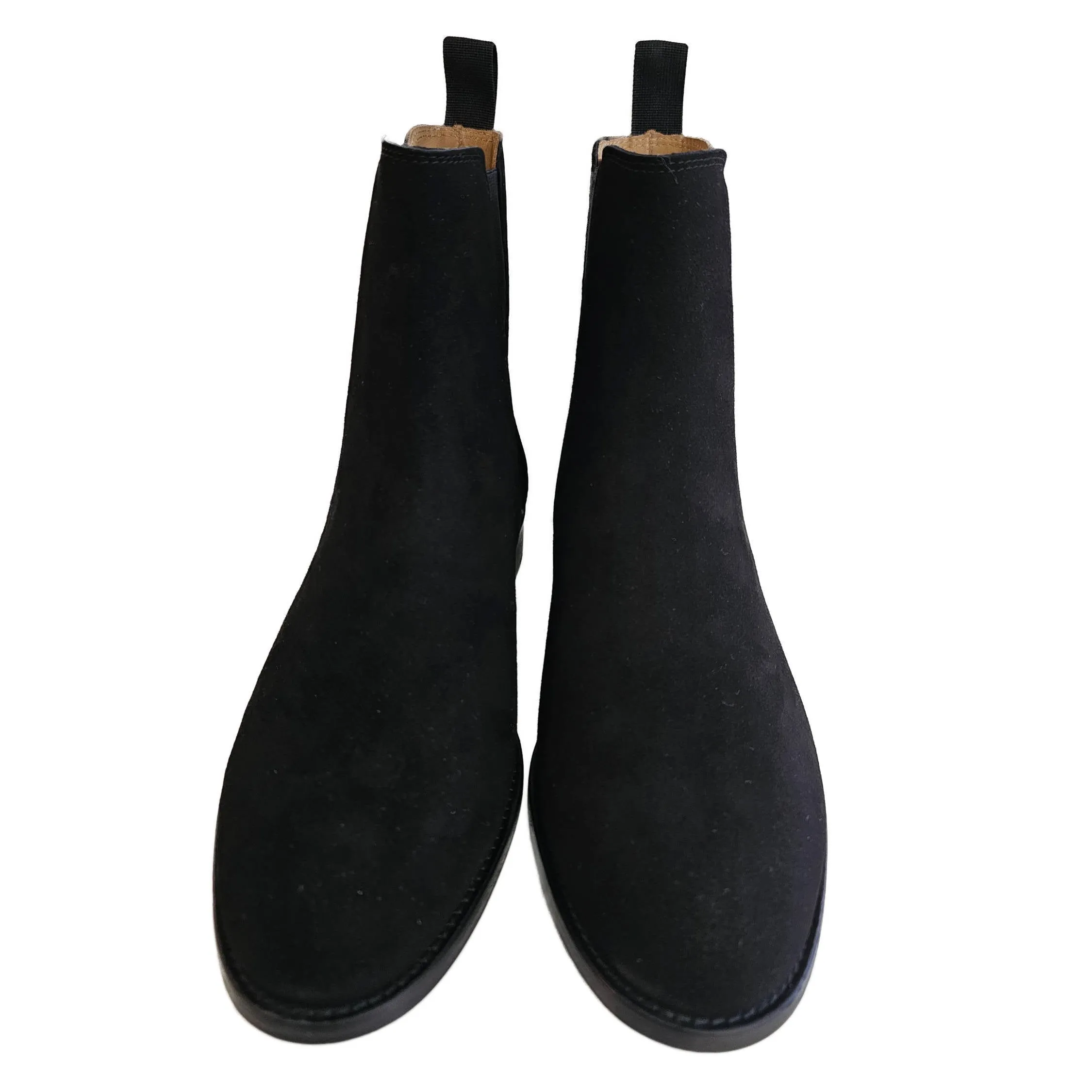 Milliways, Wildleder-Chelseaboots in Schwarz