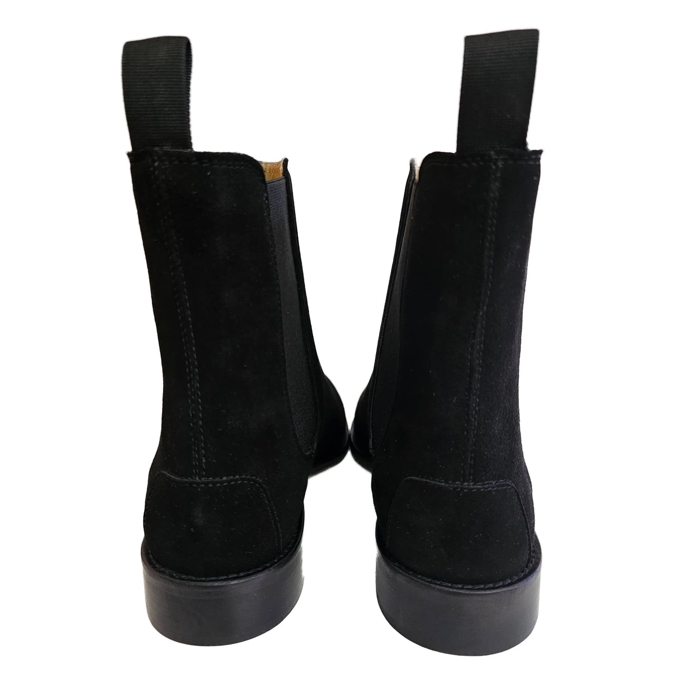 Milliways, Wildleder-Chelseaboots in Schwarz