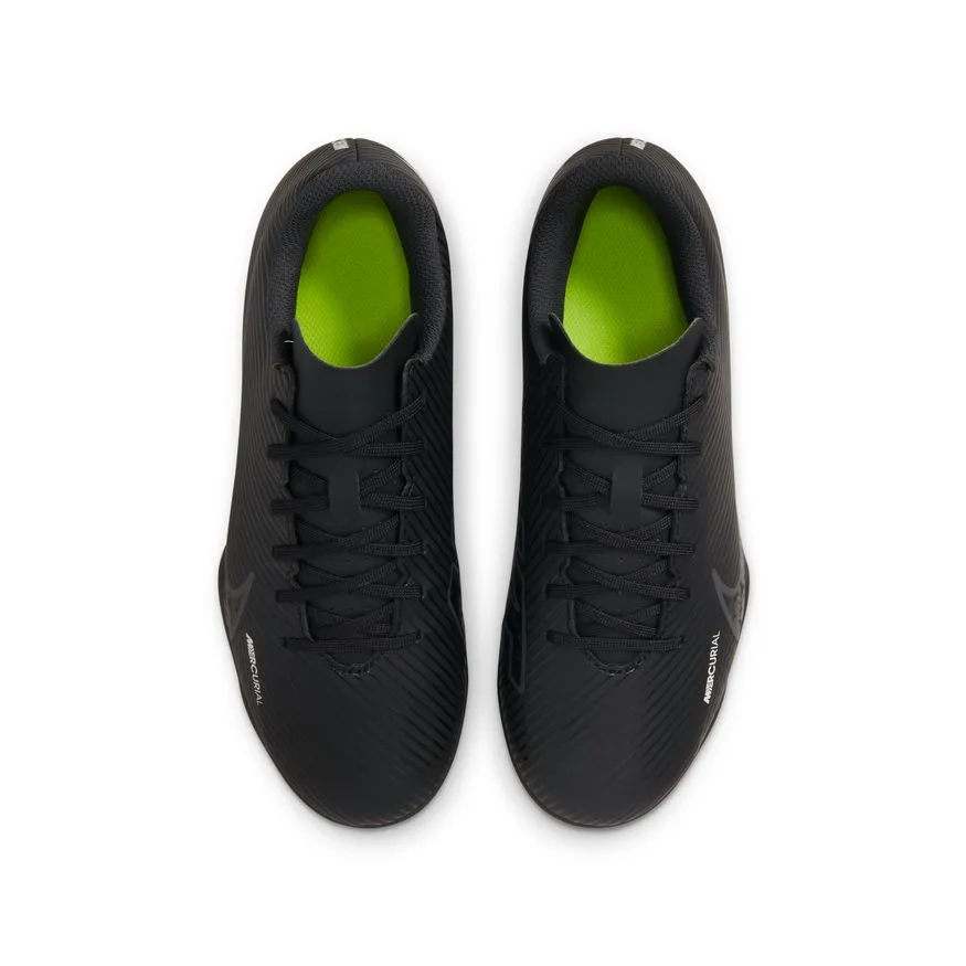 Nike Jr Mercurial Vapor 15 Club FG - Black/Smoke Grey/White