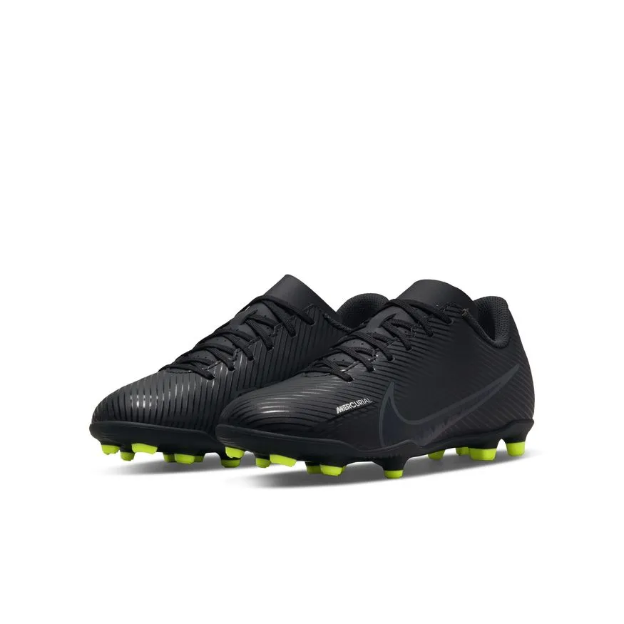 Nike Jr Mercurial Vapor 15 Club FG - Black/Smoke Grey/White