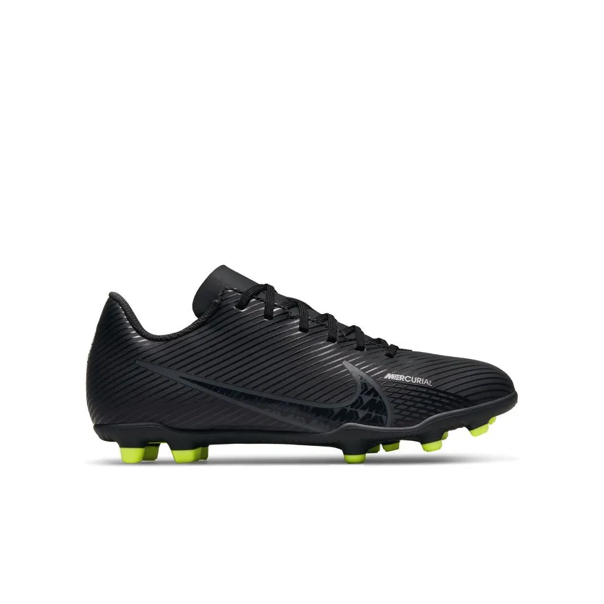 Nike Jr Mercurial Vapor 15 Club FG - Black/Smoke Grey/White