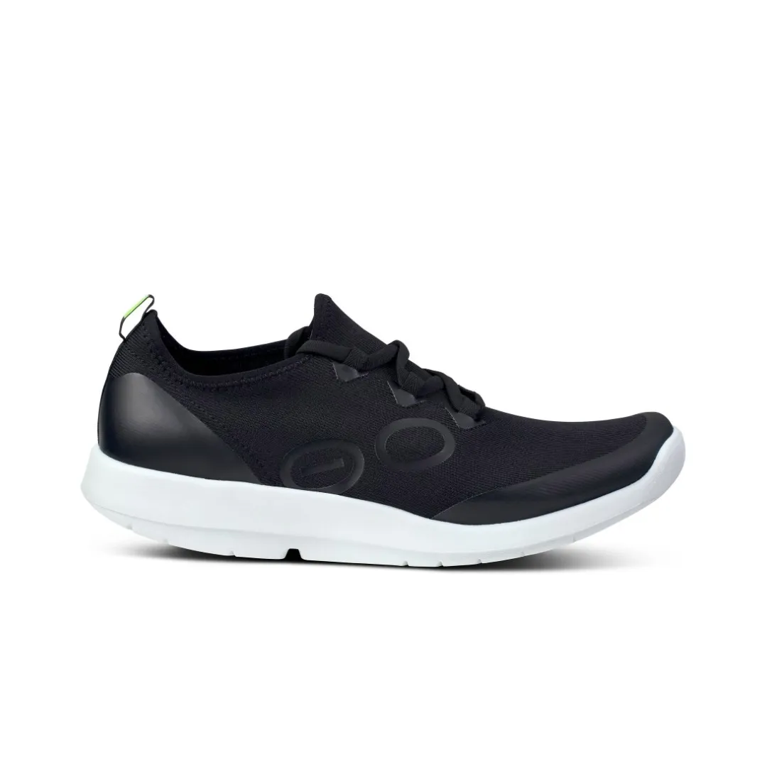 OOFOS Men's OOmg Sport LS Low - White & Black