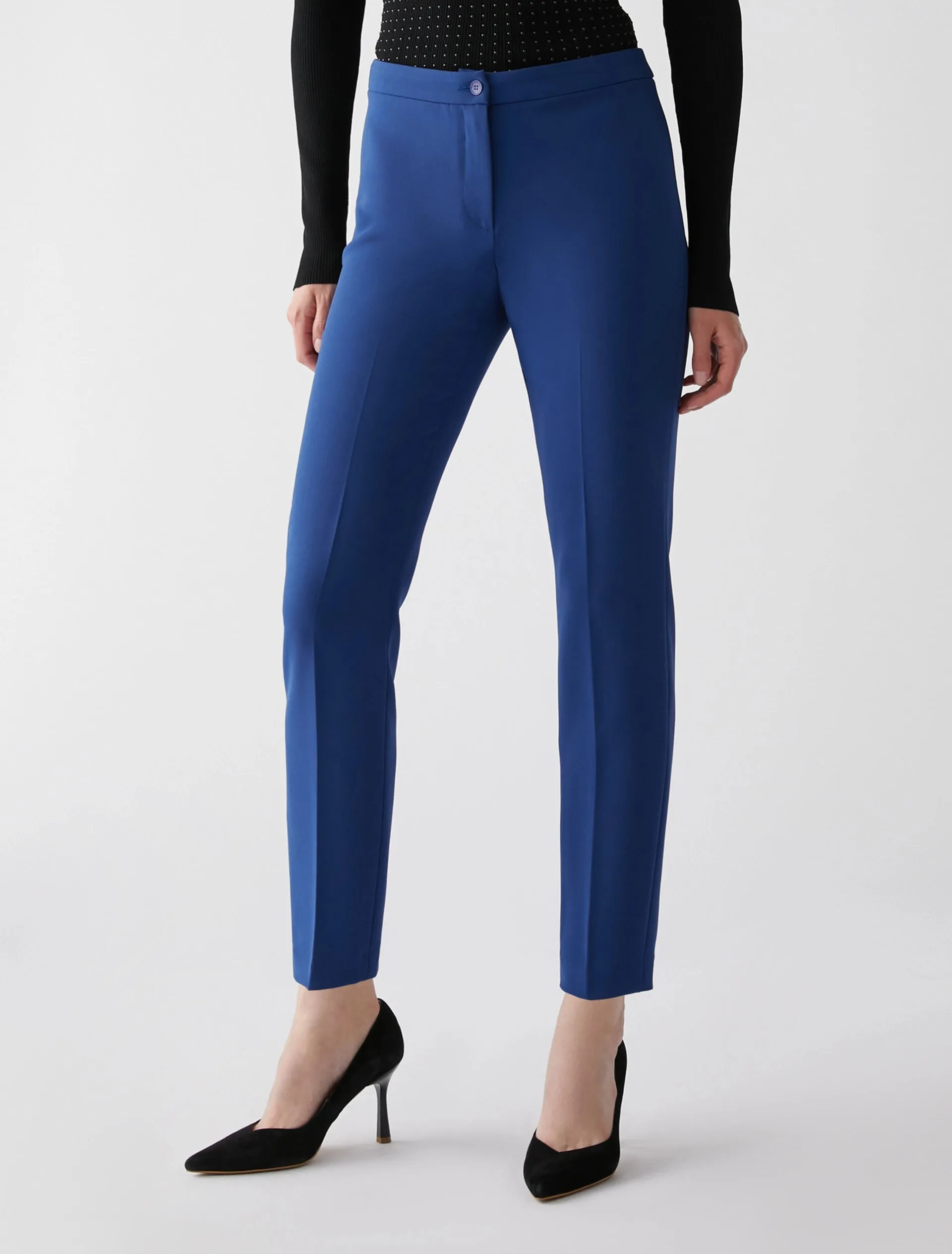 Penny Black Cigarette Trousers | Midnight Blue
