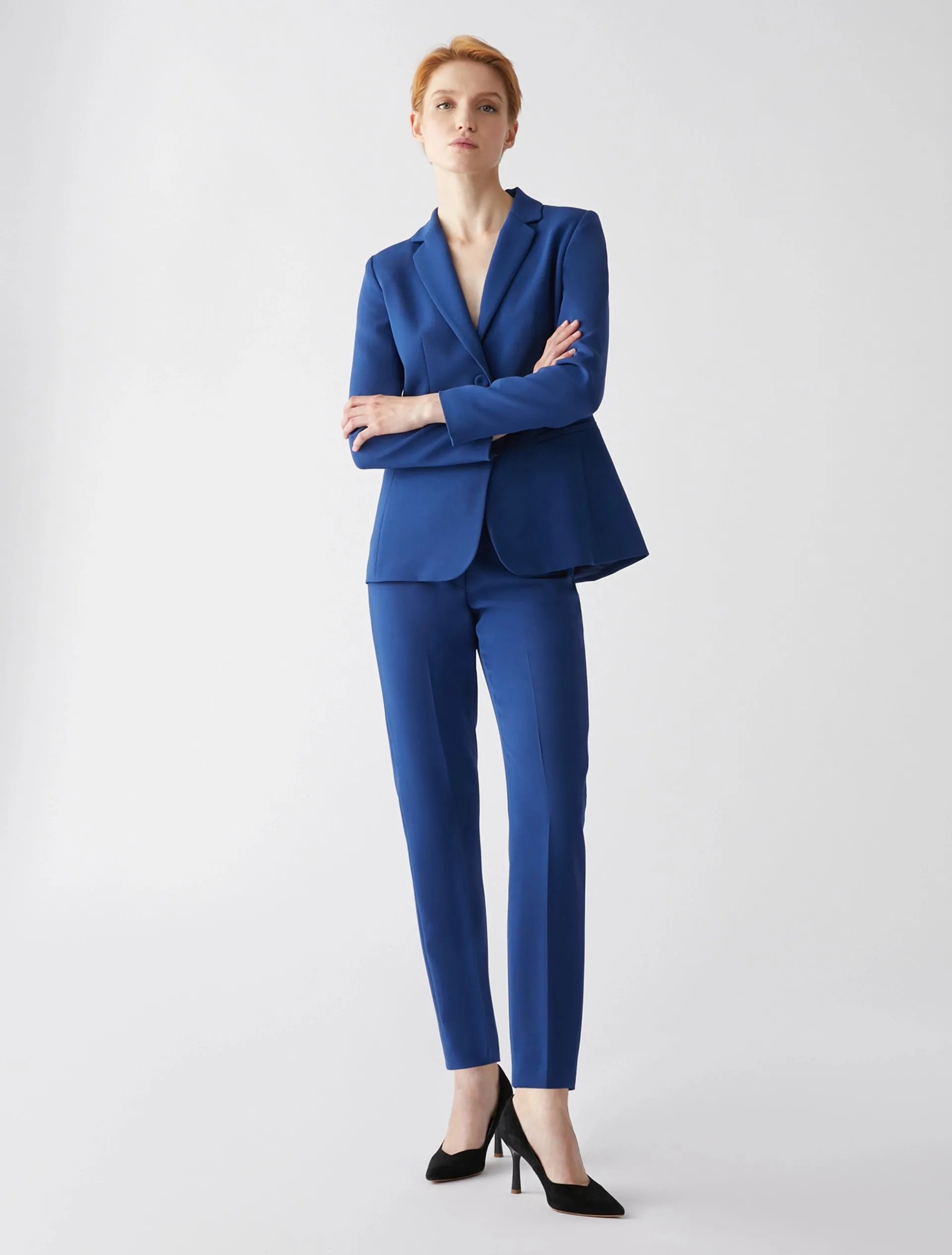 Penny Black Cigarette Trousers | Midnight Blue