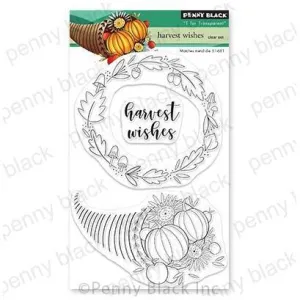 Penny Black Clear Stamps - Harvest Wishes