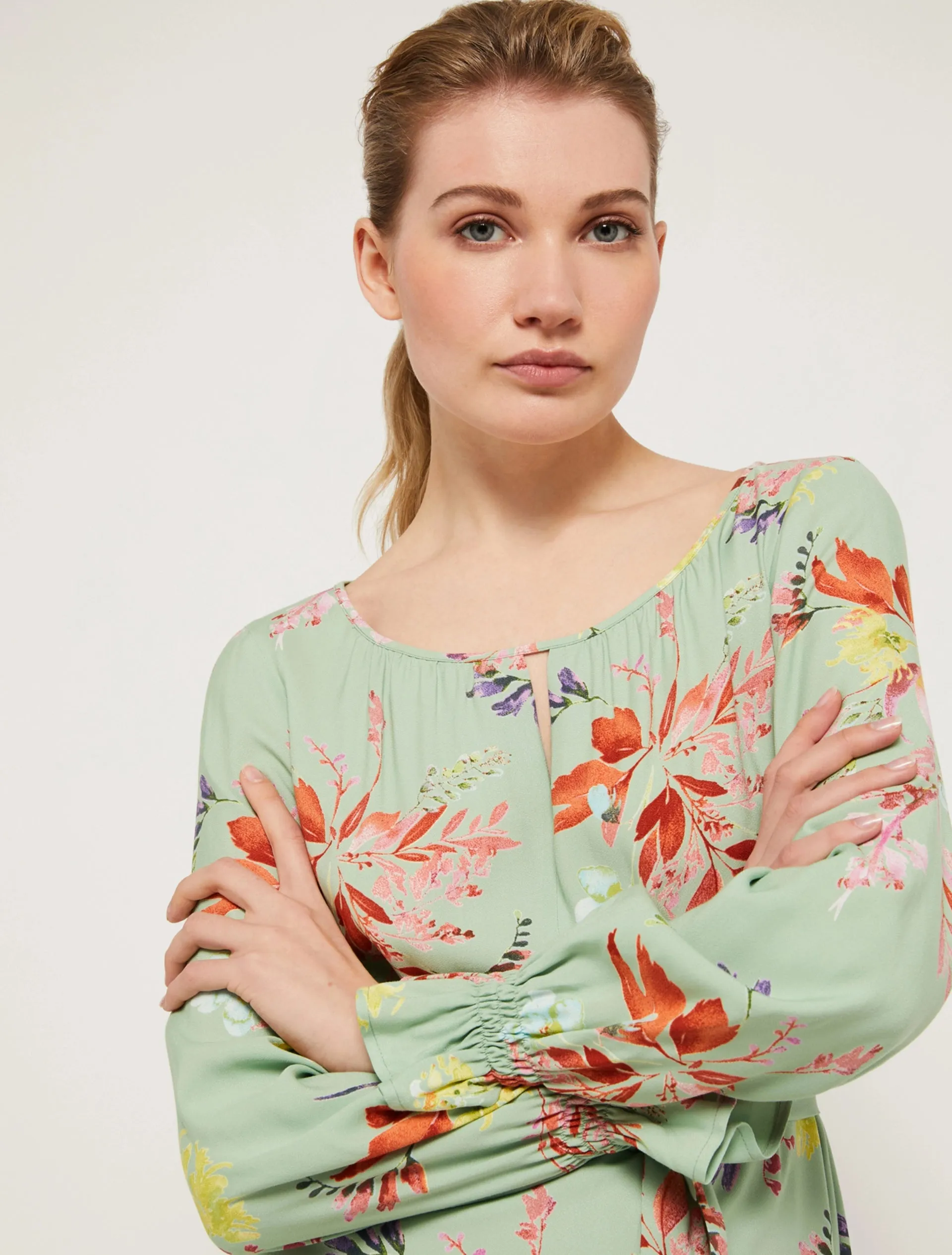 Penny Black Viscose Sable Dress | Sagre Green