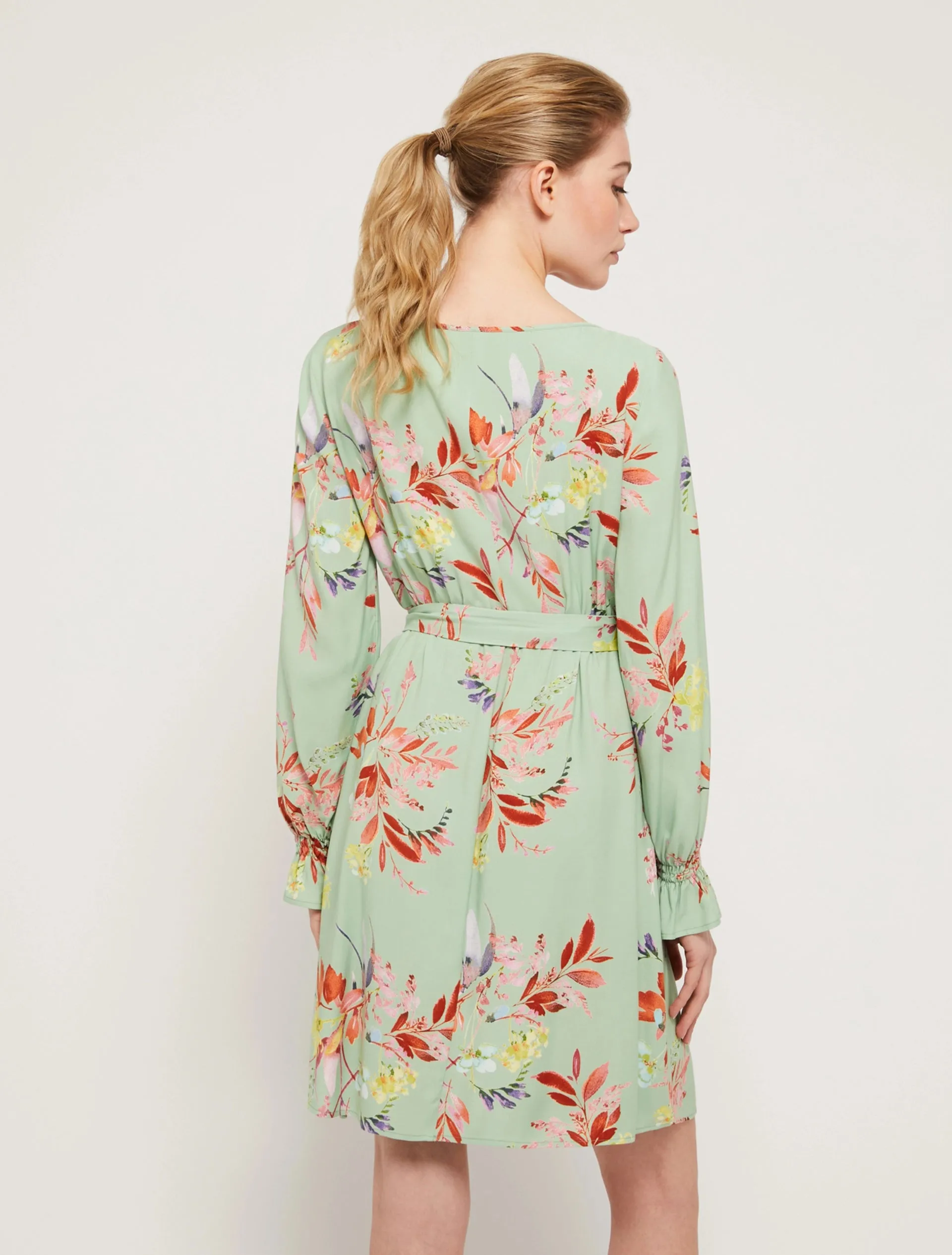Penny Black Viscose Sable Dress | Sagre Green