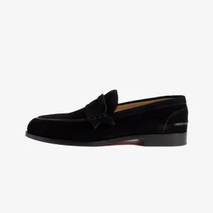 penny straps loafers Suede