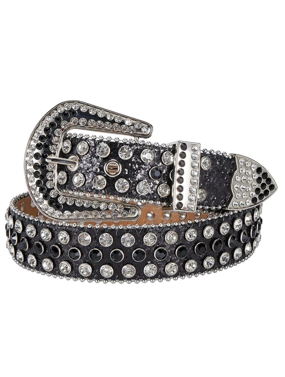Premium Strap Biker Bling Rhinestones Crystal Diamonds Belt