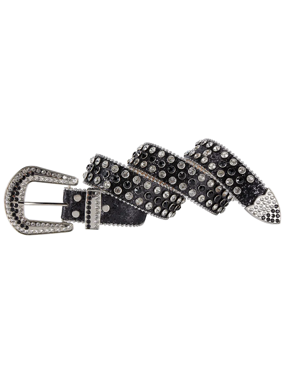 Premium Strap Biker Bling Rhinestones Crystal Diamonds Belt