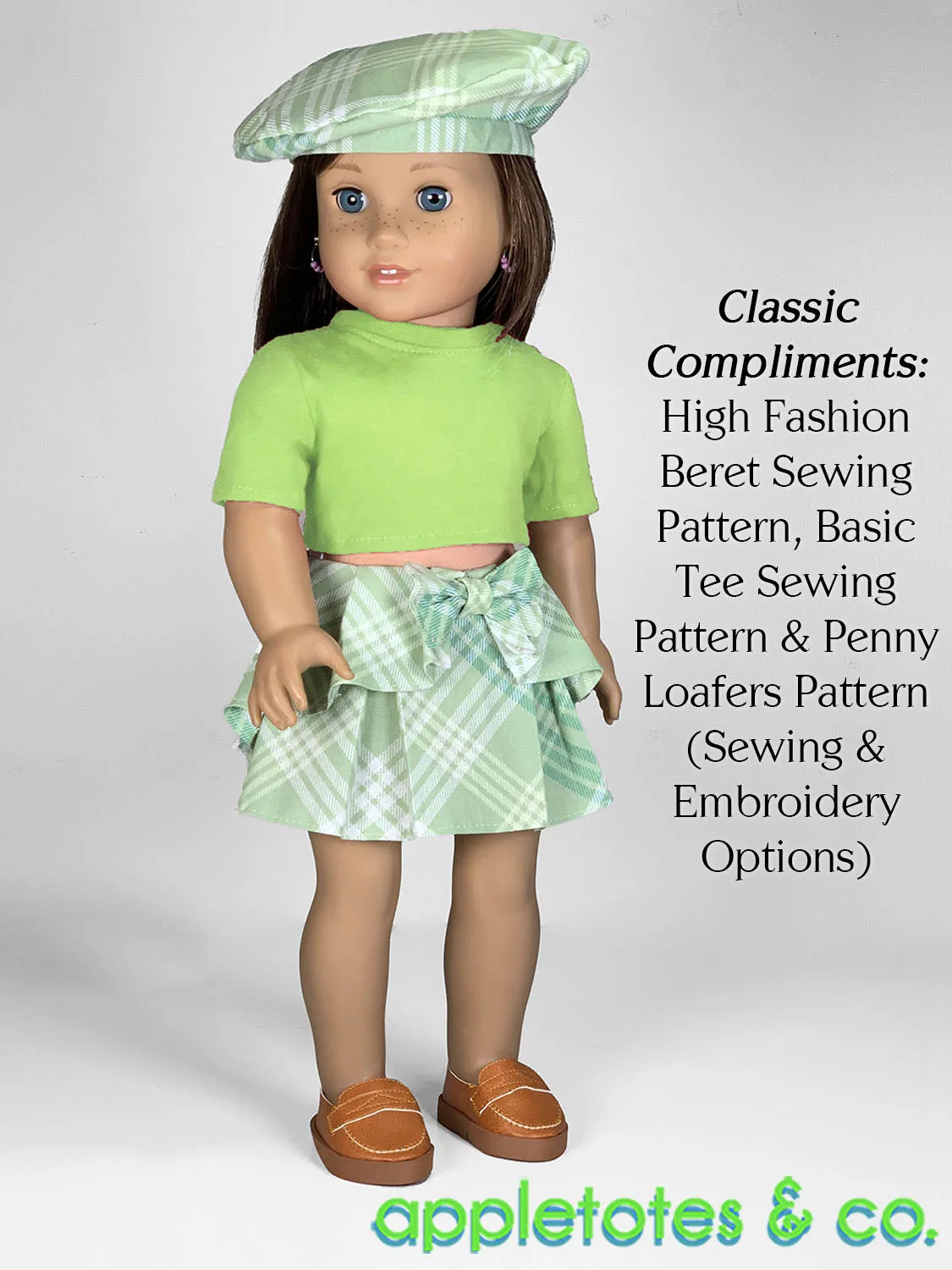 Tara Skirt 18 Inch Doll Sewing Pattern
